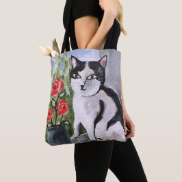 Die Katze und die Pupien Tasche