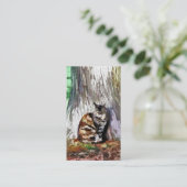 Die KATZE Visitenkarte (Stehend Vorderseite)