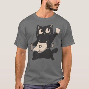 Die Katze von Barista T-Shirt