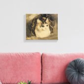 Die Katze (von Gwen John) Leinwanddruck (Insitu (Wohnzimmer))