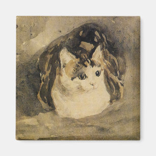 Die Katze (von Gwen John) Magnet