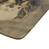 Die Katze (von Gwen John) Schneidebrett (Ecke)