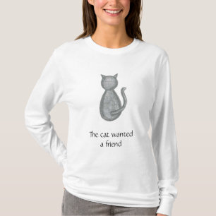 Die Katze wollte einen Freund - maturnity Shirt