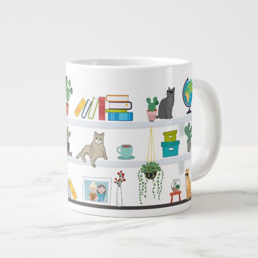 Die Katzen auf der virtuellen Tasse (Vorderseite Rechts)