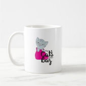Die Katzen aus dem Beutel Kitten Cartoon Image Kit Kaffeetasse (Links)