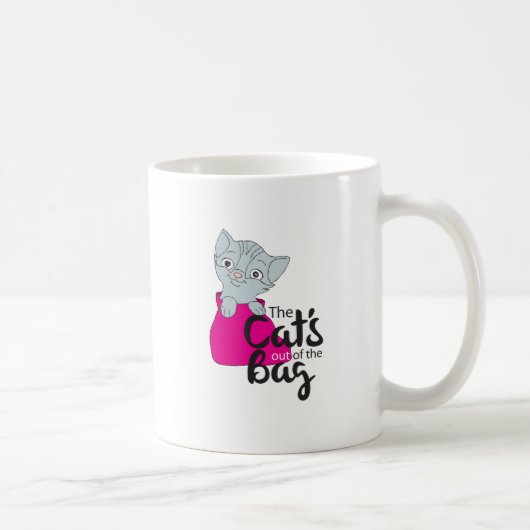Die Katzen aus dem Beutel Kitten Cartoon Image Kit Kaffeetasse (Rechts)