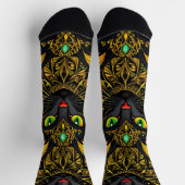 Die Katzen des samtenen Schleiers Socken (Oben)