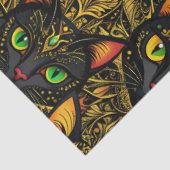 Die Katzen des samtigen Schleiers Seidenpapier (Ausschnitt)