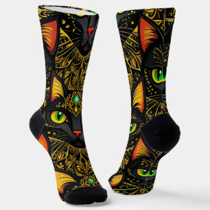 Die Katzen des samtigen Schleiers Socken