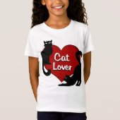 Die Katzen-Liebhaber-T - T-Shirt (Vorderseite)