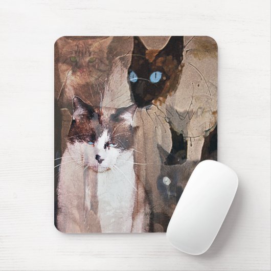 Die Katzen Mousepad (Mit Mouse)
