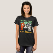 Die Katzen-Mutter Kitty Lovers T-Shirt der Welt (Vorne ganz)