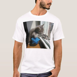 Die Katzen-Scharfschütze T-Shirt