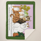 Die Katzen sind im Preis Sherpadecke (Vorderseite)