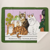 Die Katzen sind im Preis Sherpadecke (Vorderseite (Horizontal))
