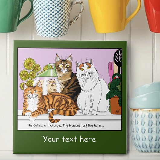 Die Katzen sind verantwortlich Fliese