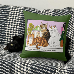 Die Katzen sind verantwortlich Kissen
