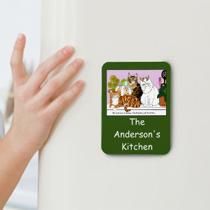 Die Katzen sind verantwortlich Magnet