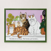 Die Katzen sind verantwortlich Puzzle (Horizontal)