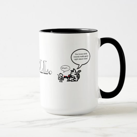 Die Katzen-und MäuseTasse Tasse (Rechts)