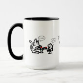 Die Katzen-und MäuseTasse Tasse (Links)
