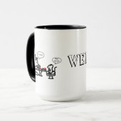 Die Katzen-und MäuseTasse Tasse (Vorderseite Links)