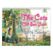 Die Katzen von altem San Juan, Kalender 2016 (Titelbild)