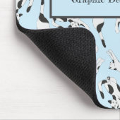 Die Katzen von cadstudios Mein Planer Baby Blau Mousepad (Ecke)