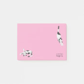 Die Katzen von cadstudios Pink Post-it Klebezettel (Vorderseite)