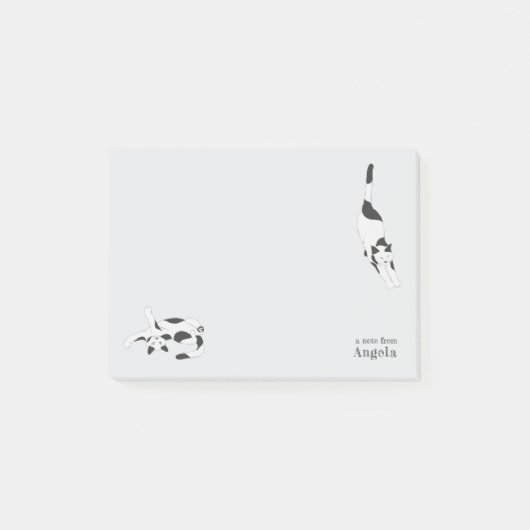 Die Katzen von cadstudios Post-it Klebezettel (Vorderseite)