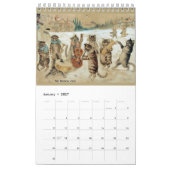 Die Katzen von Louis Wain 2026 Single Page Kalender (Jan 2027)