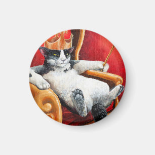 "Die katzenartige Perspektiven-" Magnet