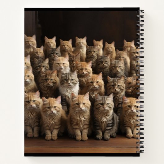 die Katzenfamilie Notizblock (Rückseite)