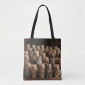 die Katzenfamilie Tasche (Vorderseite)
