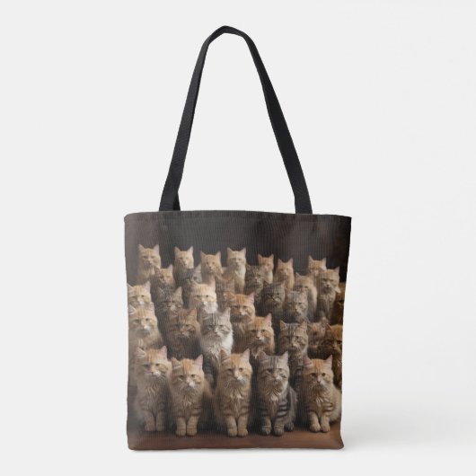 die Katzenfamilie Tasche (Rückseite)