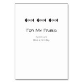 Die Katzenfreunde Niedlich Tischnummer (Rückseite)