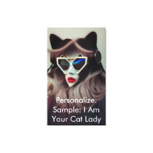 Die Katzenlady (Anpassbar)