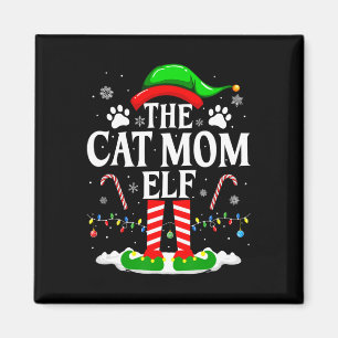 Die Katzenmutter-Elfe Weihnachten Lustige Katzenli Magnet