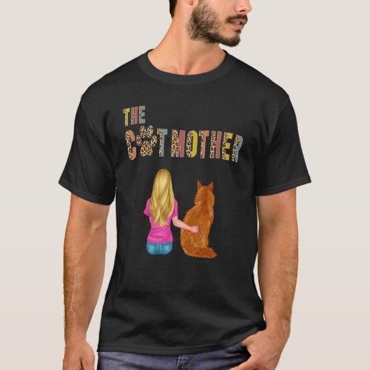 Die Katzenmutter Maine Coon Katze Mutter Katze M T-Shirt (Vorderseite)