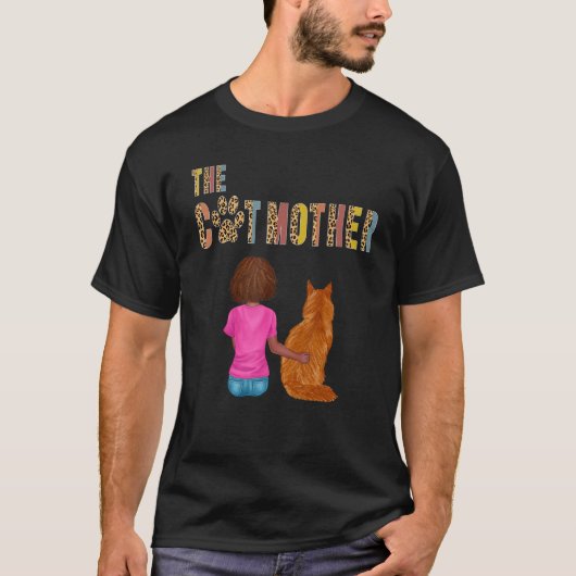 Die Katzenmutter Maine Coon Katze Mutter Katze T-Shirt (Vorderseite)