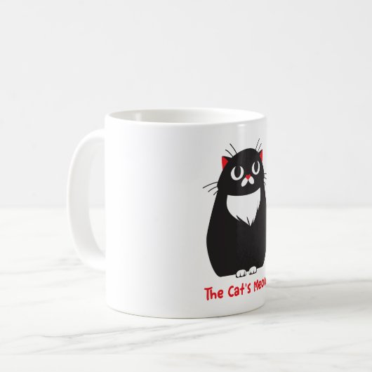 Die Katzenunterschiede Kaffeetasse (Vorderseite Links)