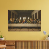 Die Katzenversion des Letzten Abendmahls als Parod Leinwanddruck (Insitu (Wohnzimmer))
