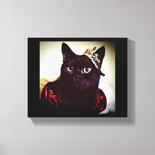 Die Kätzin Leinwanddruck (Vorderseite)