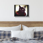 Die Kätzin Leinwanddruck (Insitu (Schlafzimmer))