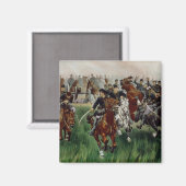 Die Kavallerie, 1895 Magnet (Vorderseite/Rückseite)