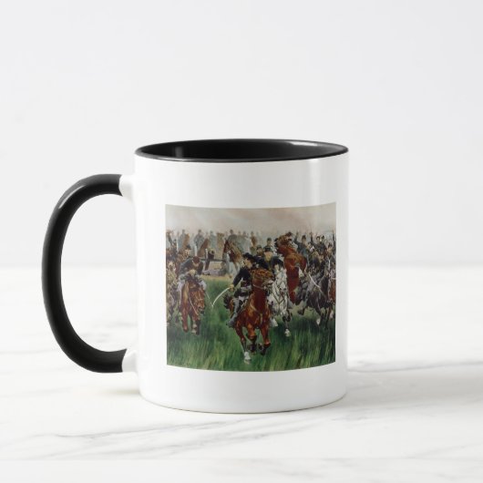 Die Kavallerie, 1895 Tasse (Links)