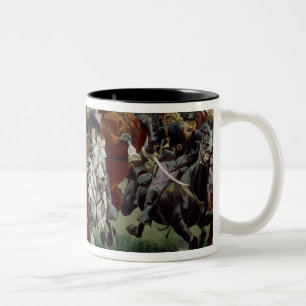 Die Kavallerie, 1895 Zweifarbige Tasse