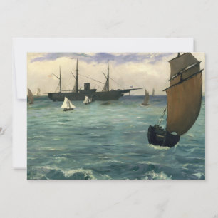 Die "Kearsarge" in Boulogne   Édouard Manet