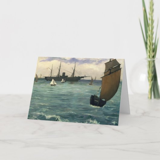 Die "Kearsarge" in Boulogne | Édouard Manet Karte (Vorderseite)