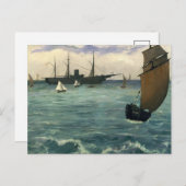 Die "Kearsarge" in Boulogne | Édouard Manet Postkarte (Vorne/Hinten)